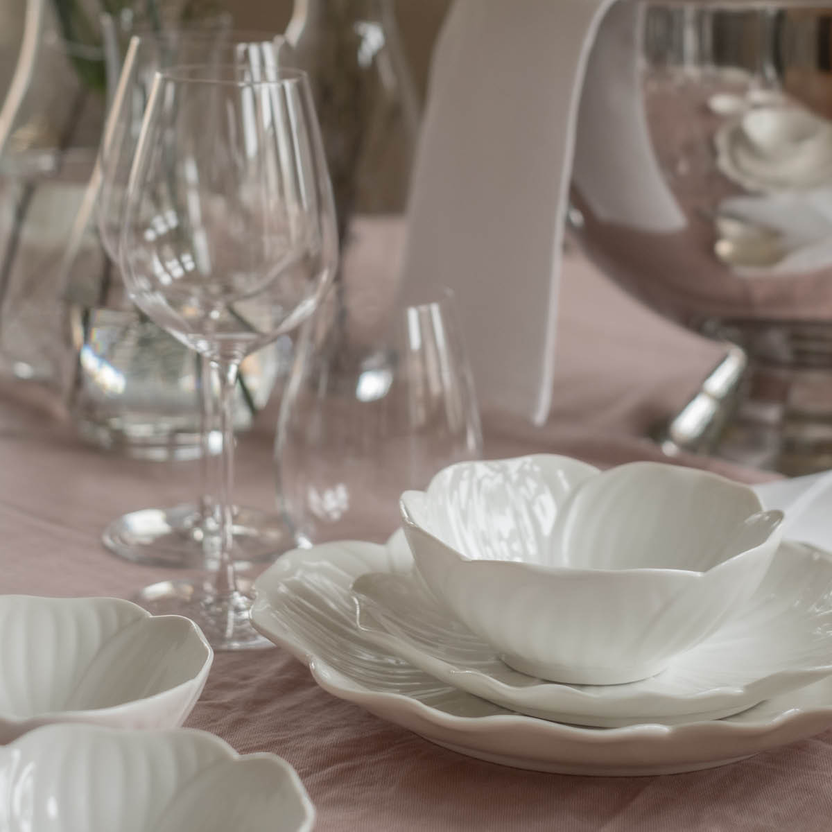 Stiernholm Flora skål 35 cl hvit