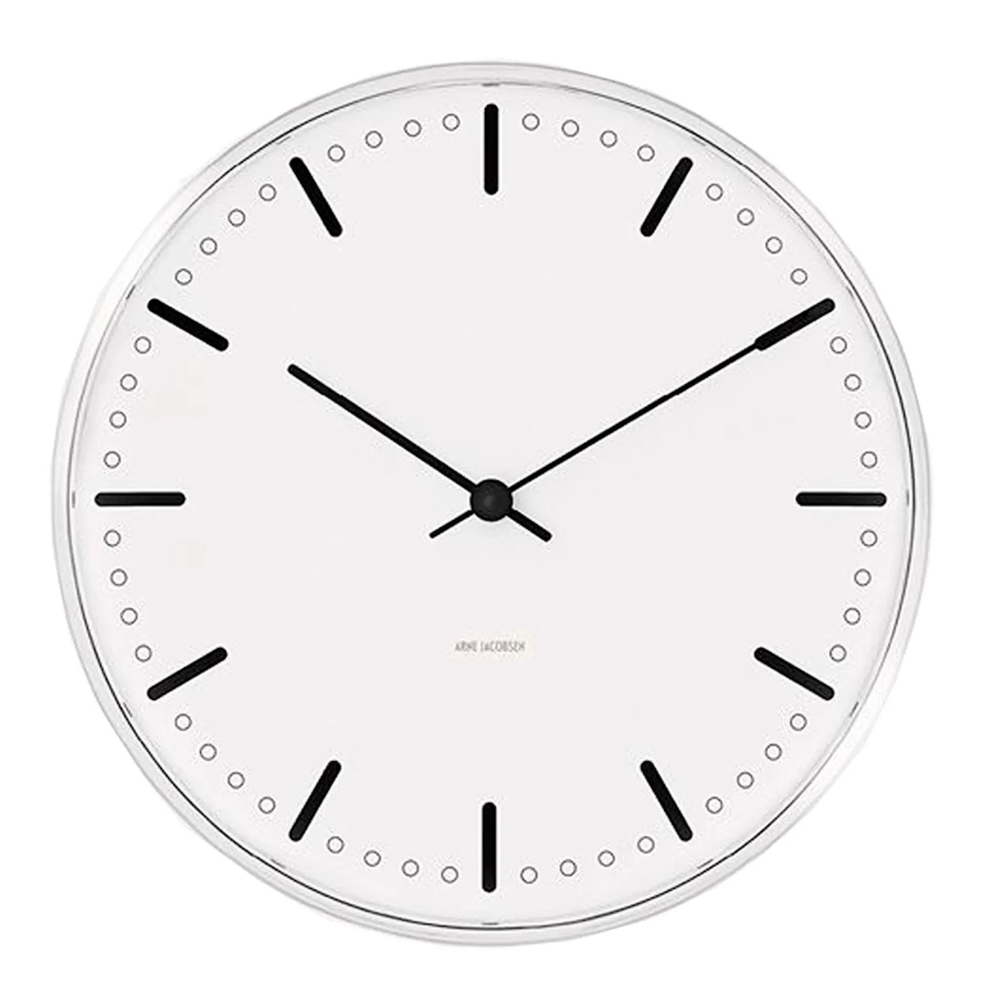 Arne Jacobsen City Hall Väggur 29 cm Vit