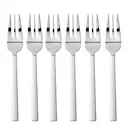 Neutra tårtgaffel 6-pack stål