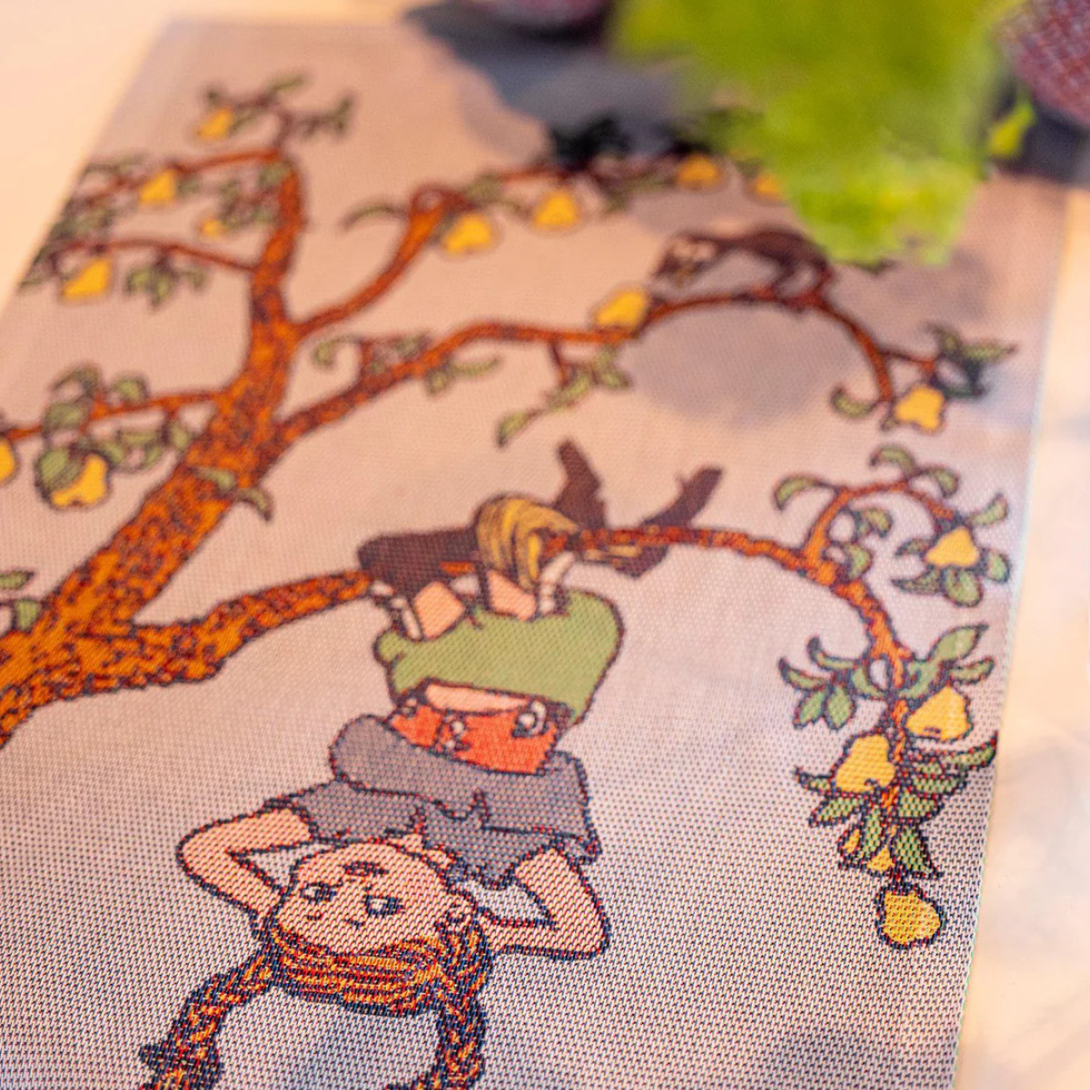 Ekelund Pippi kjøkkenhåndkle 40x60 cm opp ned