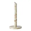 Vita hushållspappershållare 31 cm Ljus rosa