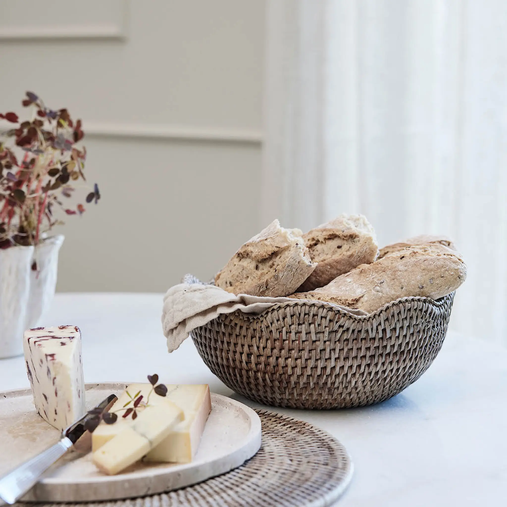 Lene Bjerre Norah korg rotting 24x24 cm natur