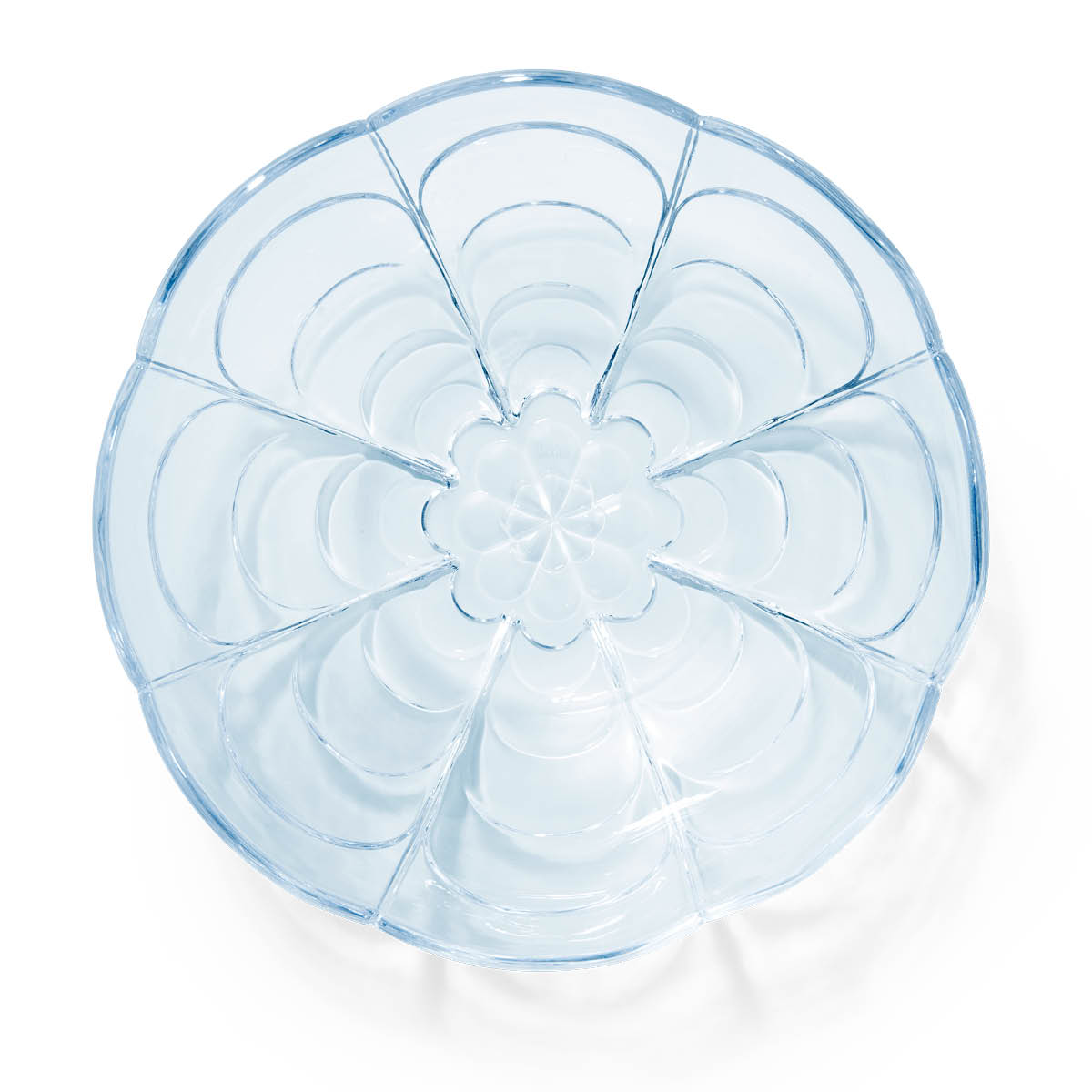 Holmegaard Lily skål 23 cm blue iris