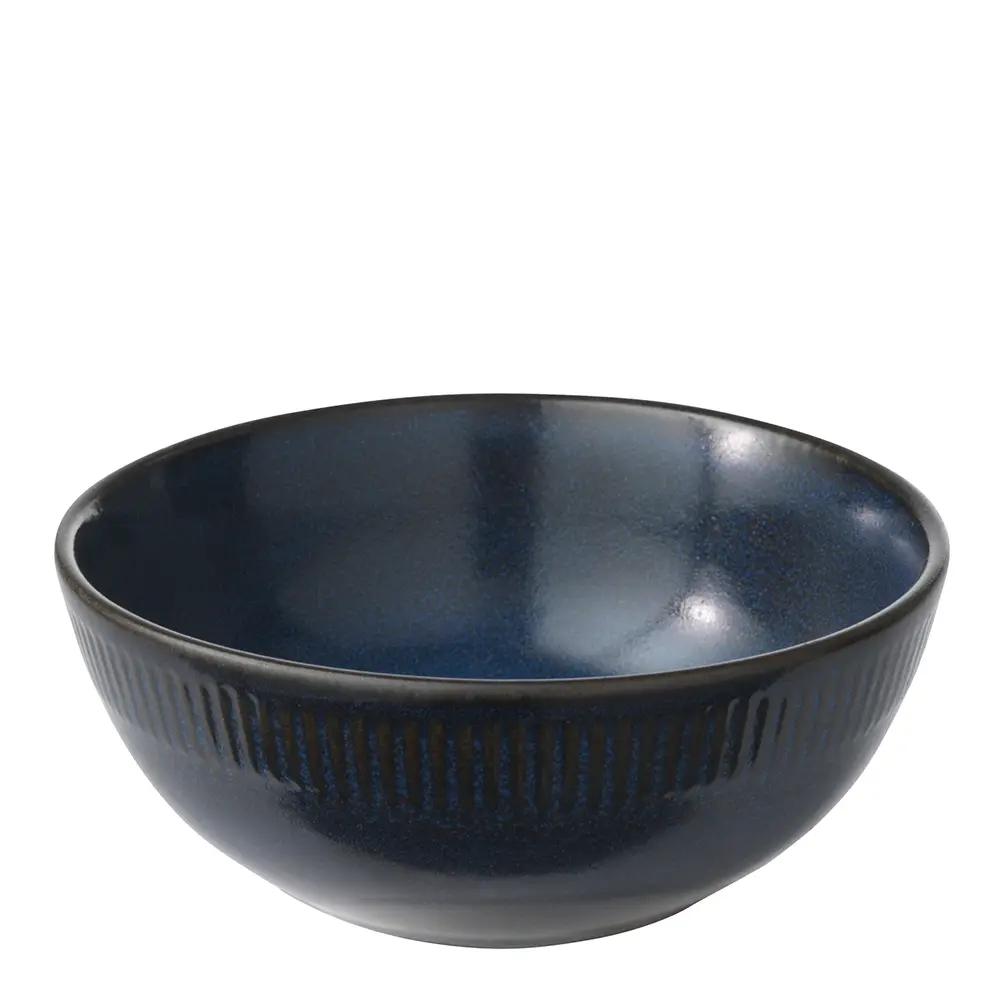 Relief Stoneware Kulho 14 cm Sininen