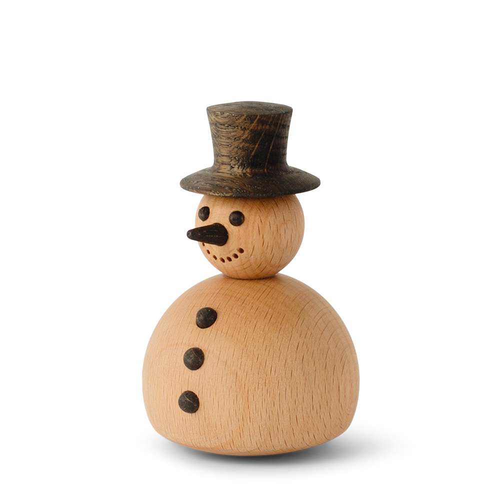 Spring Copenhagen Snögubben trädekoration liten 9,4 cm bok/ek