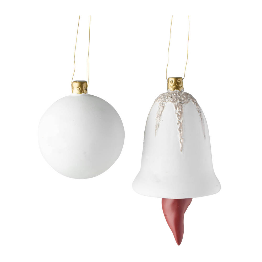 Klarborg Nisserikker 2024 julpynt tomtar 8 cm 2 delar