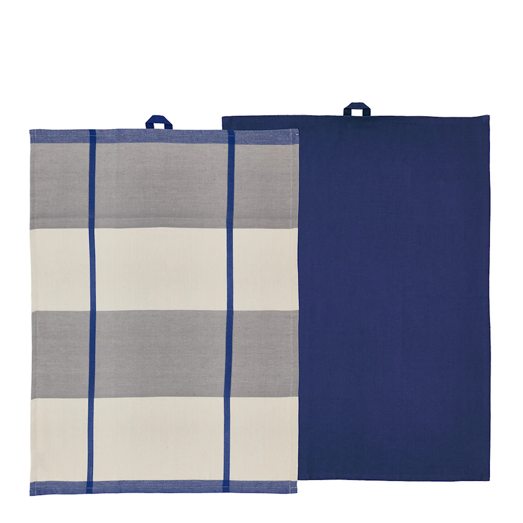 Södahl Blocks kökshandduk 50x70 cm 2-pack royal blue