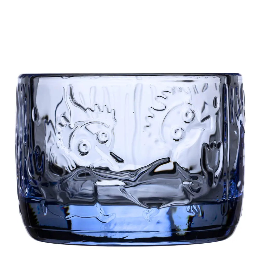 Mummi lyslykt 5,8 cm aqua
