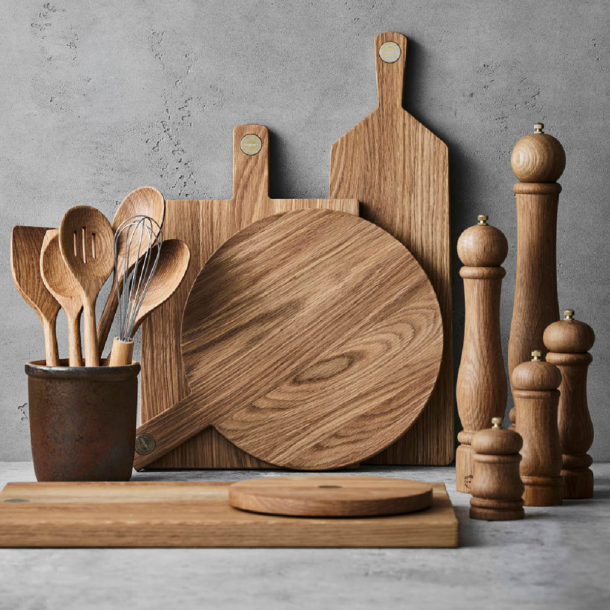Pillivuyt Gourmet Douron gryteunderlag 20 cm eik