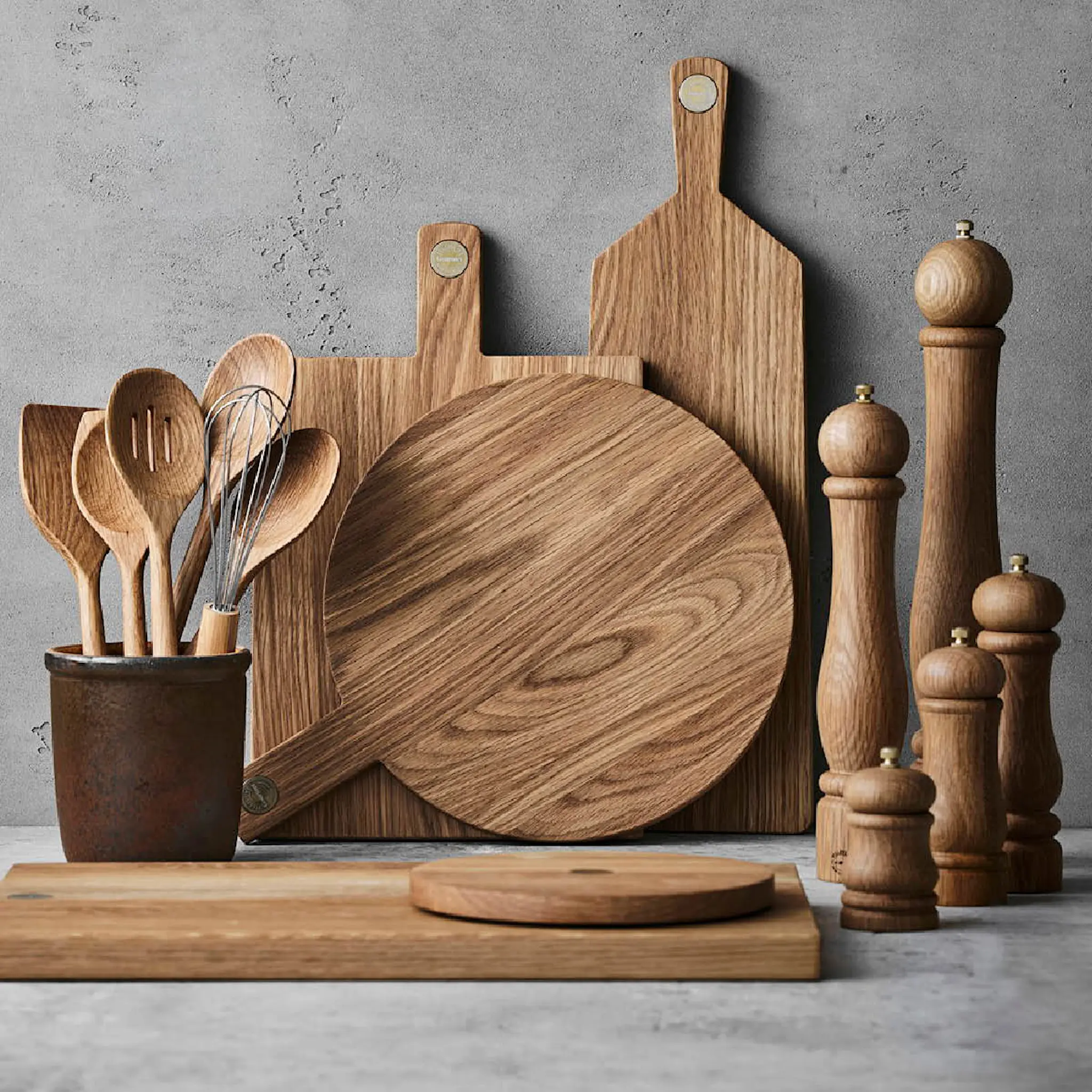 Pillivuyt Gourmet Douron gryteunderlag 20 cm eik