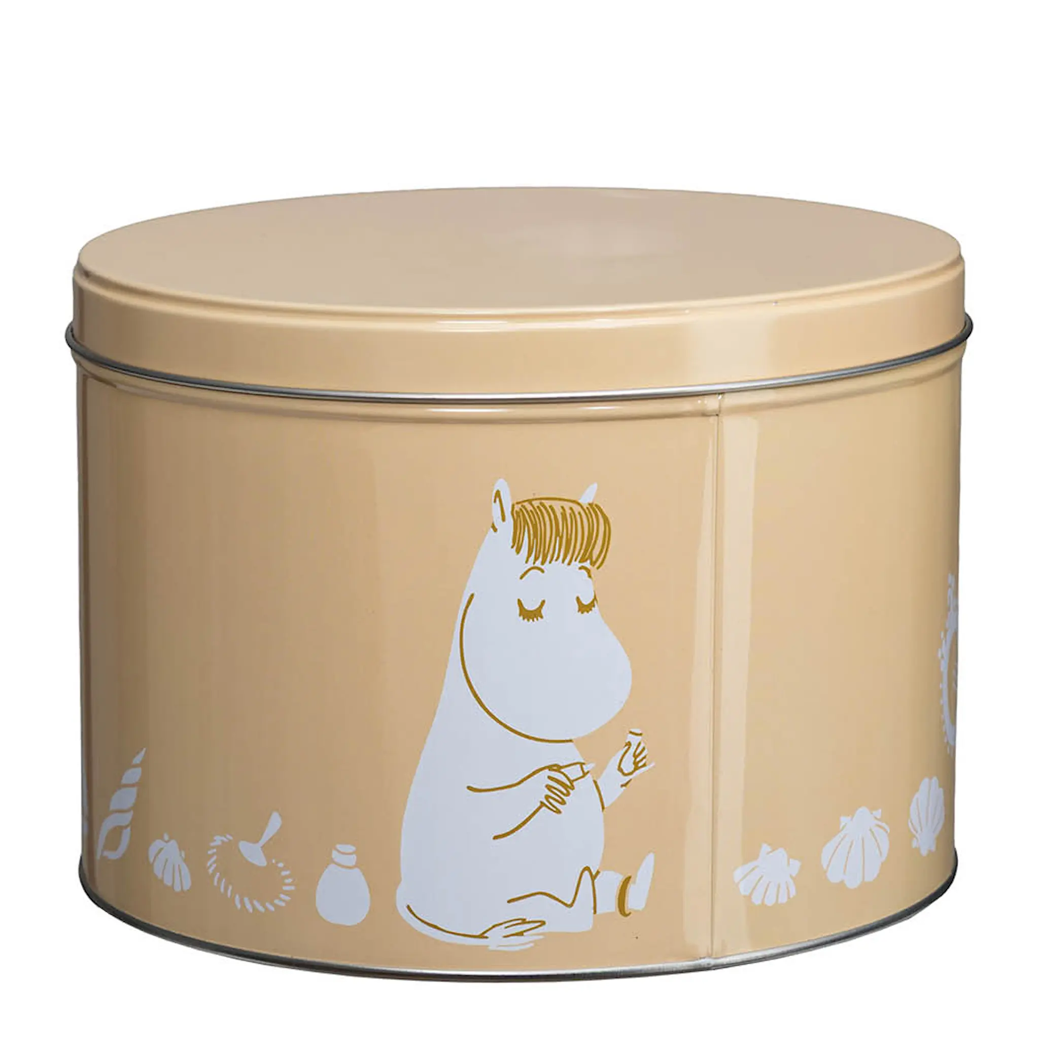 Martinex Mumin stapelbar plåtburk 1,5 L Snorkfröken gul