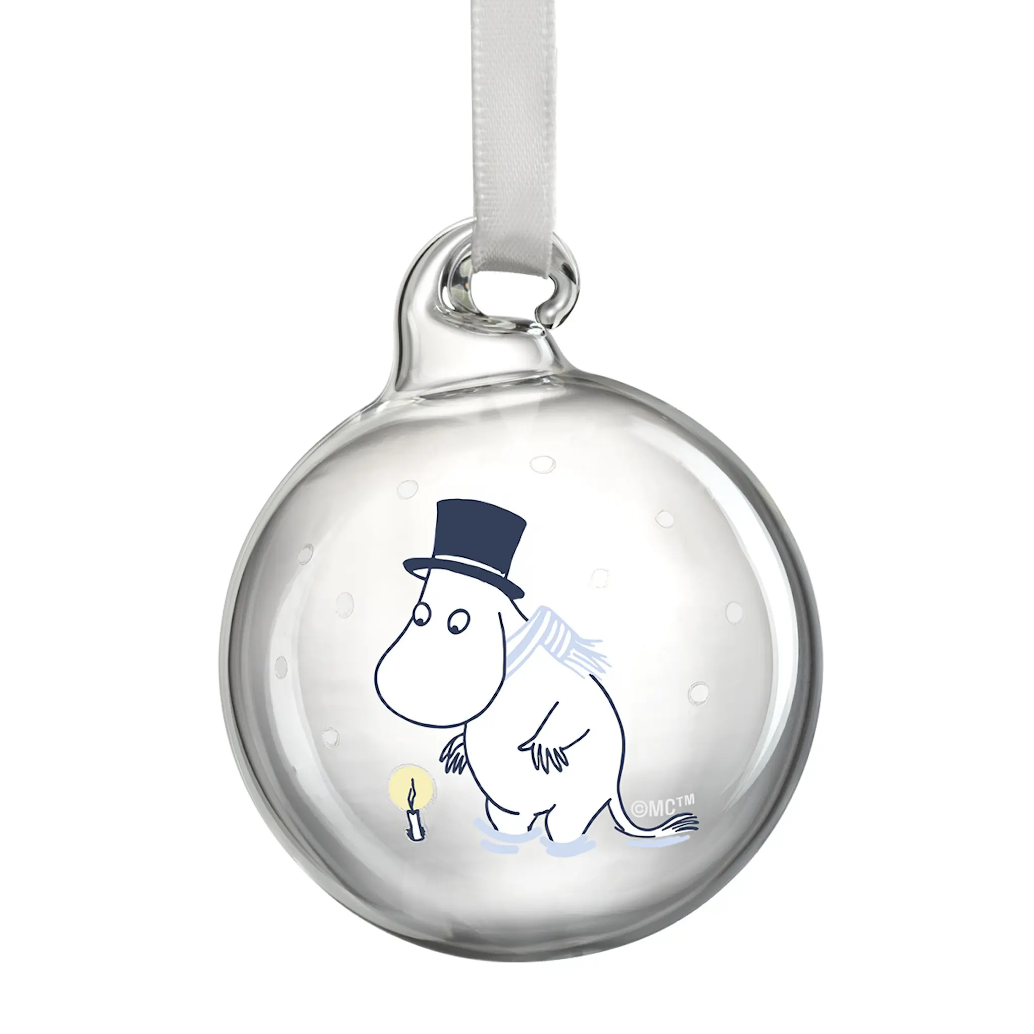 Muurla Mumin julkulor 4-pack 5 cm låt det snöa