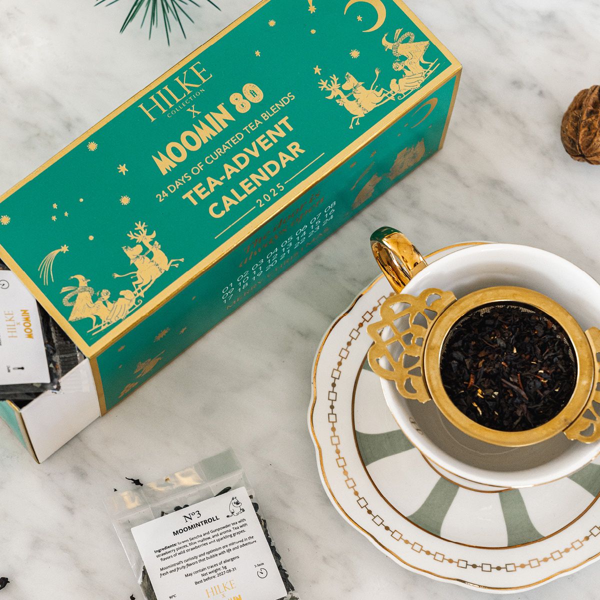 Hilke Hilke x Mumintroll adventskalender med te