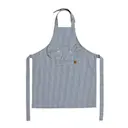 Striped Denim Elefant barnförkläde 56x44 cm blå