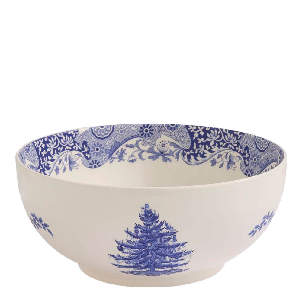 Spode - Blue Italian Christmas Tree kulho 27,5 cm sininen/valkoinen