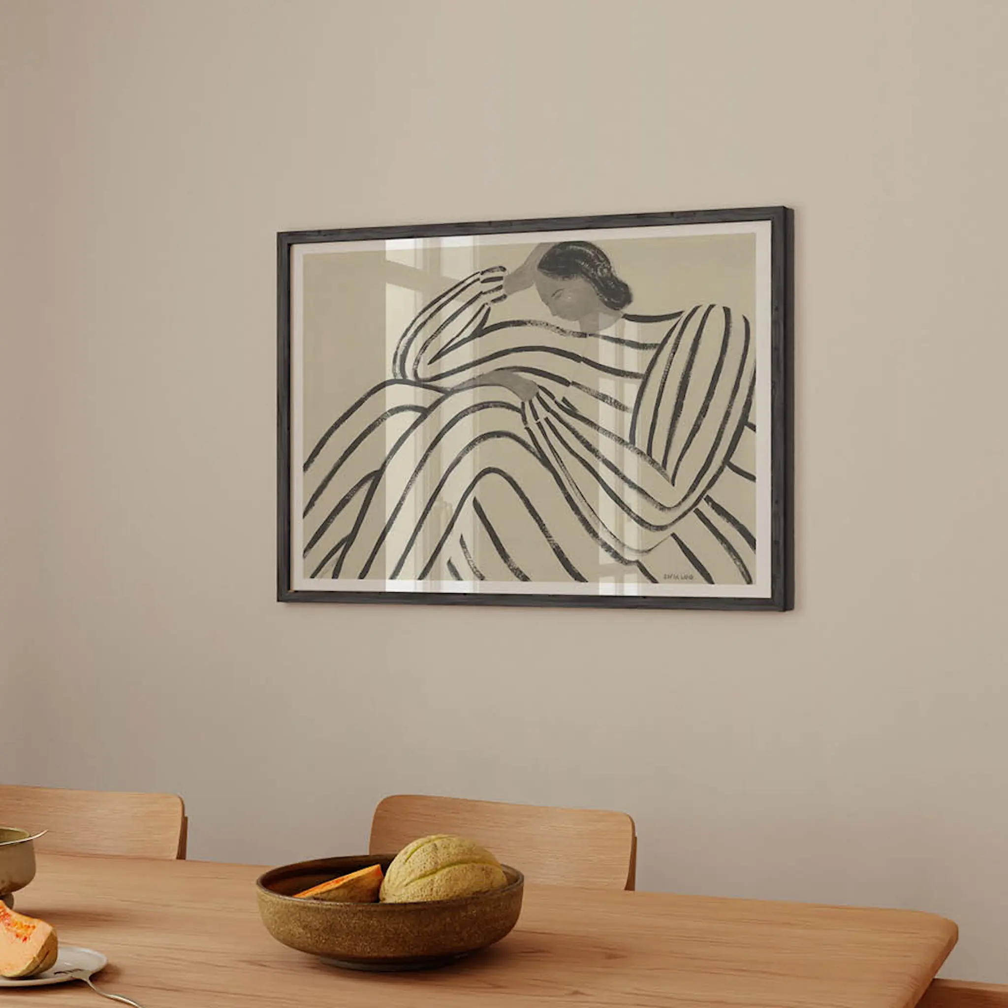 Poster & Frame The Poster Club x Sofia Lind poster 50x70 cm waiting
