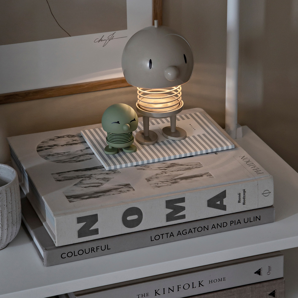 Hoptimisten LED lampa stor 15 cm latte