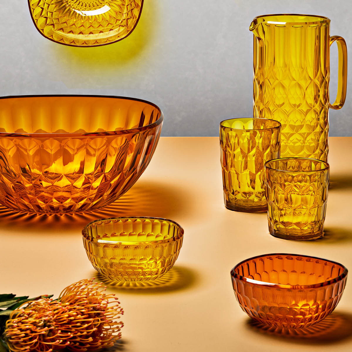 Guzzini Vanity bolle 12 cm 6 stk bioplast multi