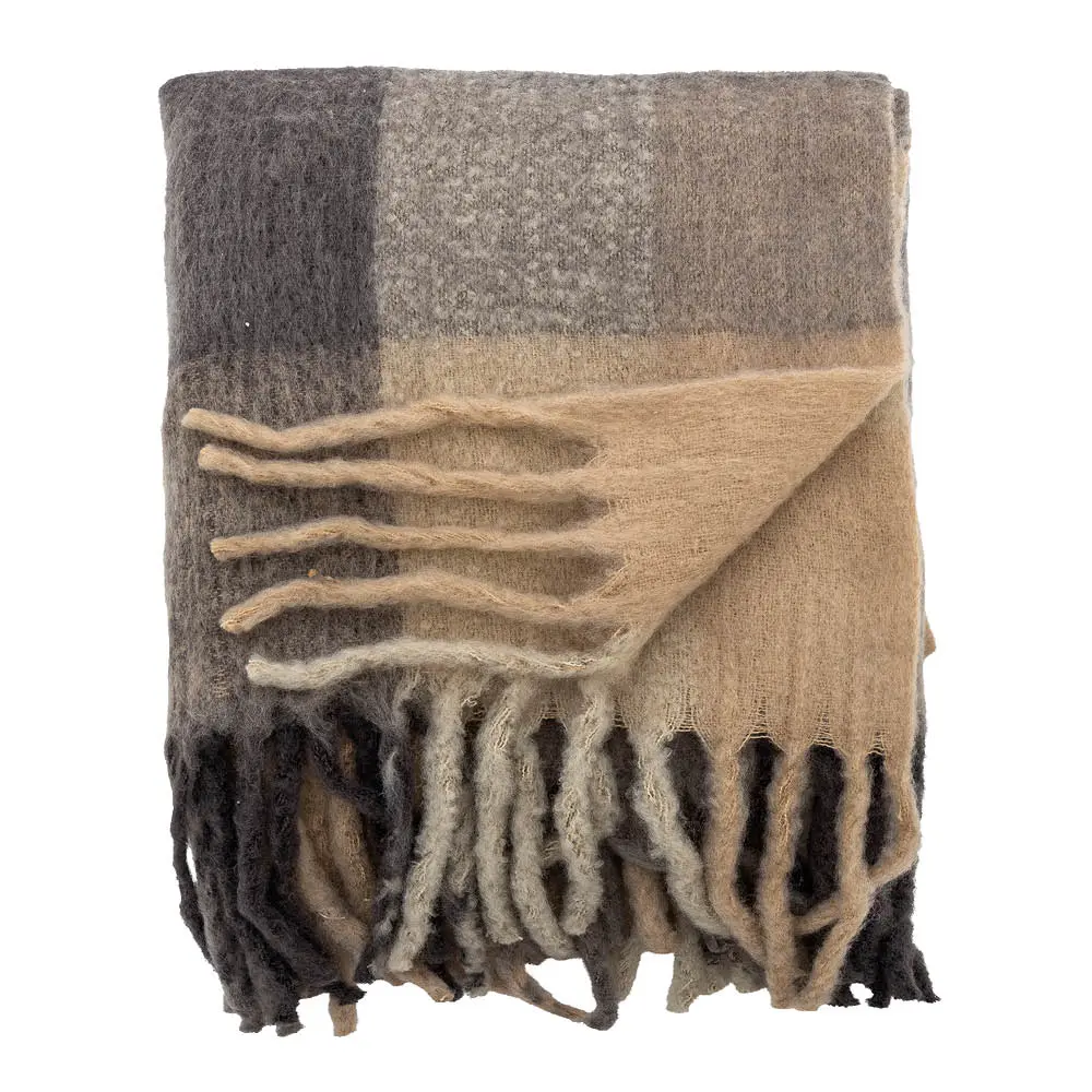 Hamisha pledd 152x127 cm beige