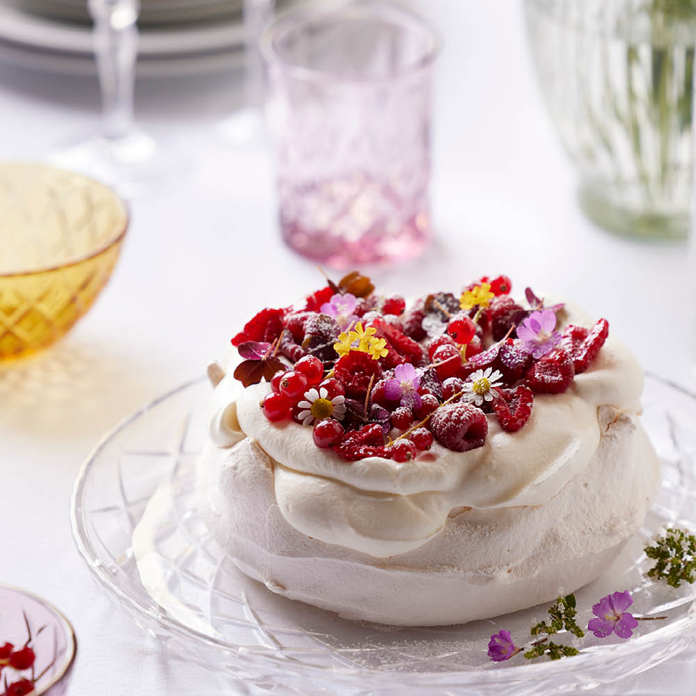 Lyngby Glas Sorrento asjett 16 cm 4 stk rosa