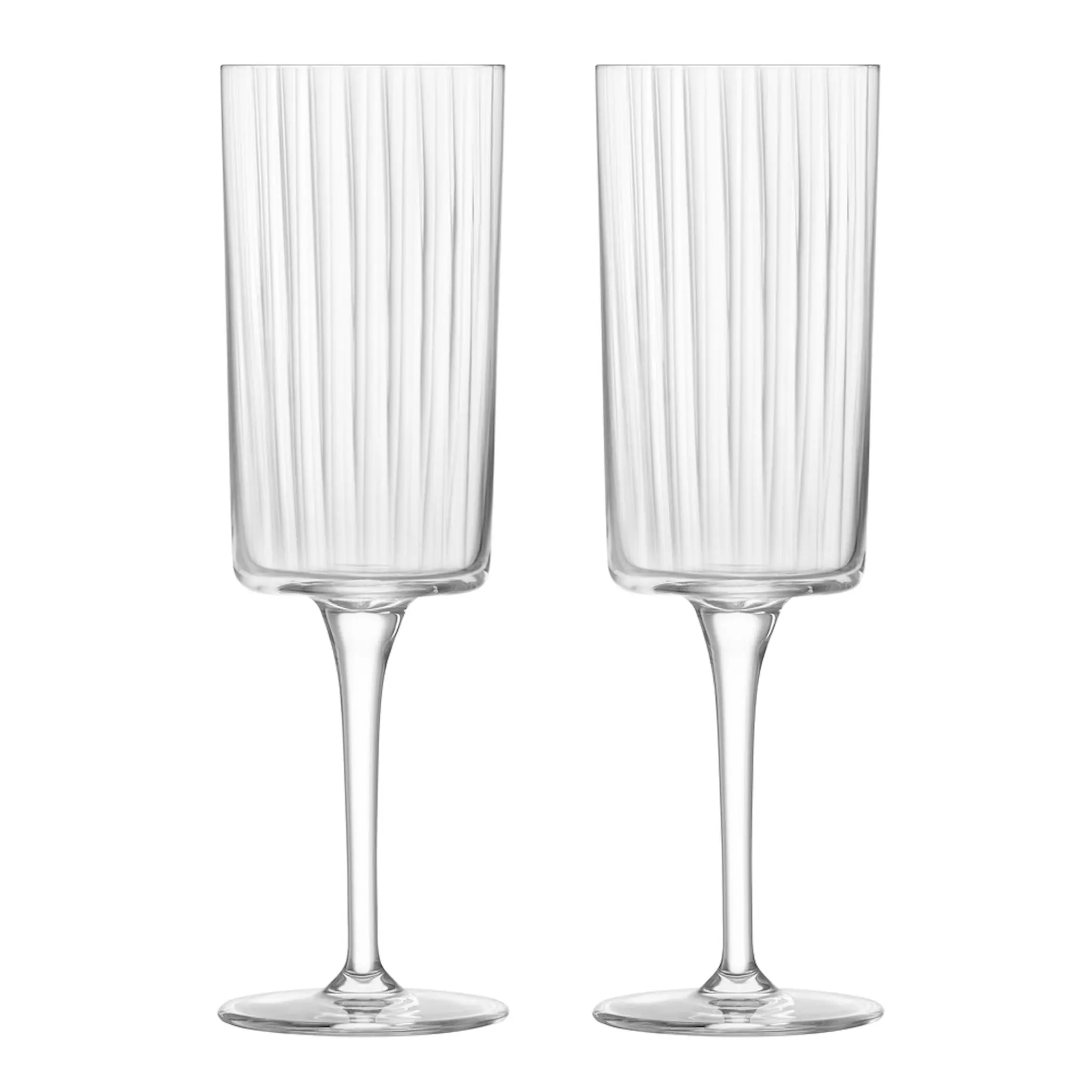 LSA International Gio Line champagneglas 21 cl 4-pack