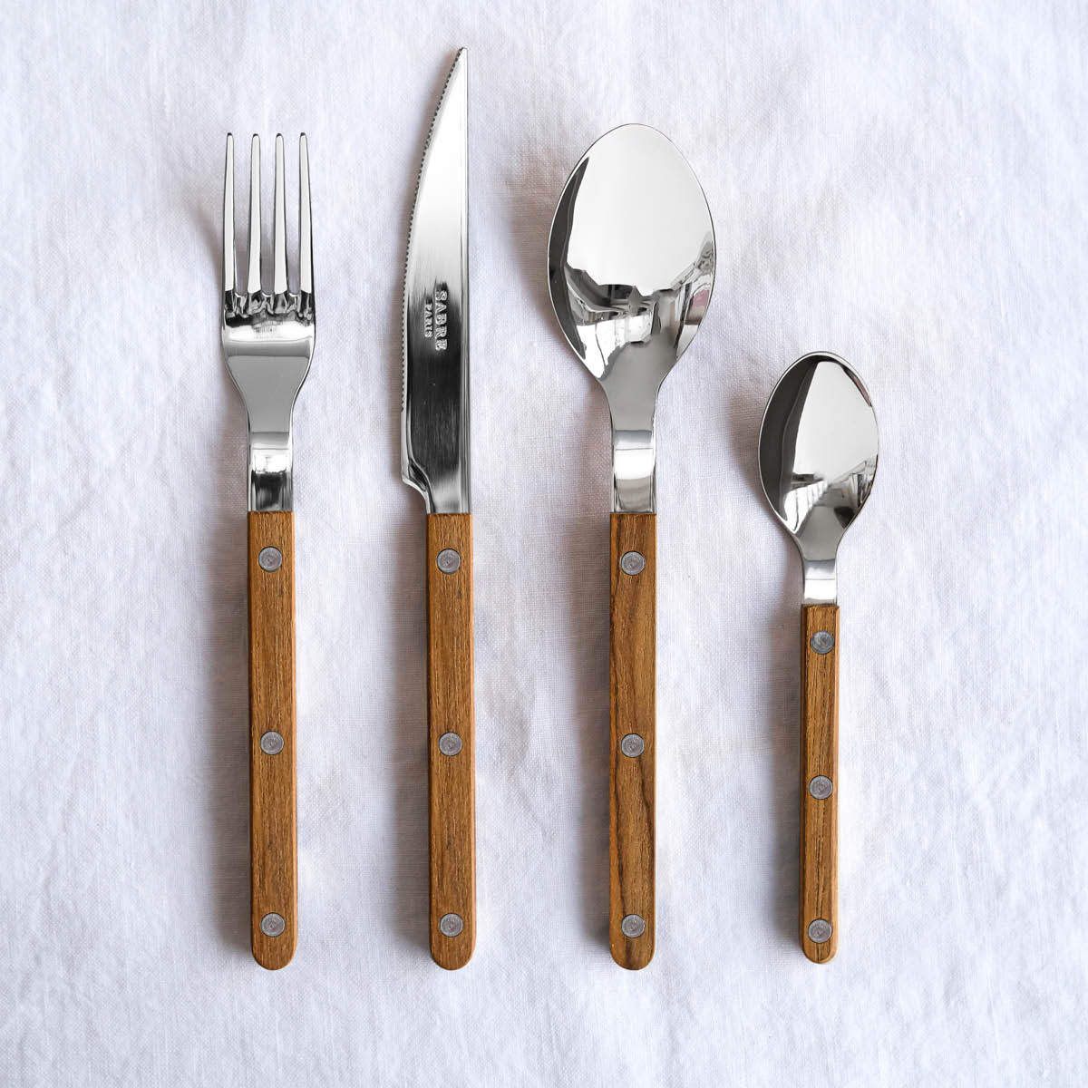 Sabre Bistrot ruokailuvälinesarja 24 kpl tiikki