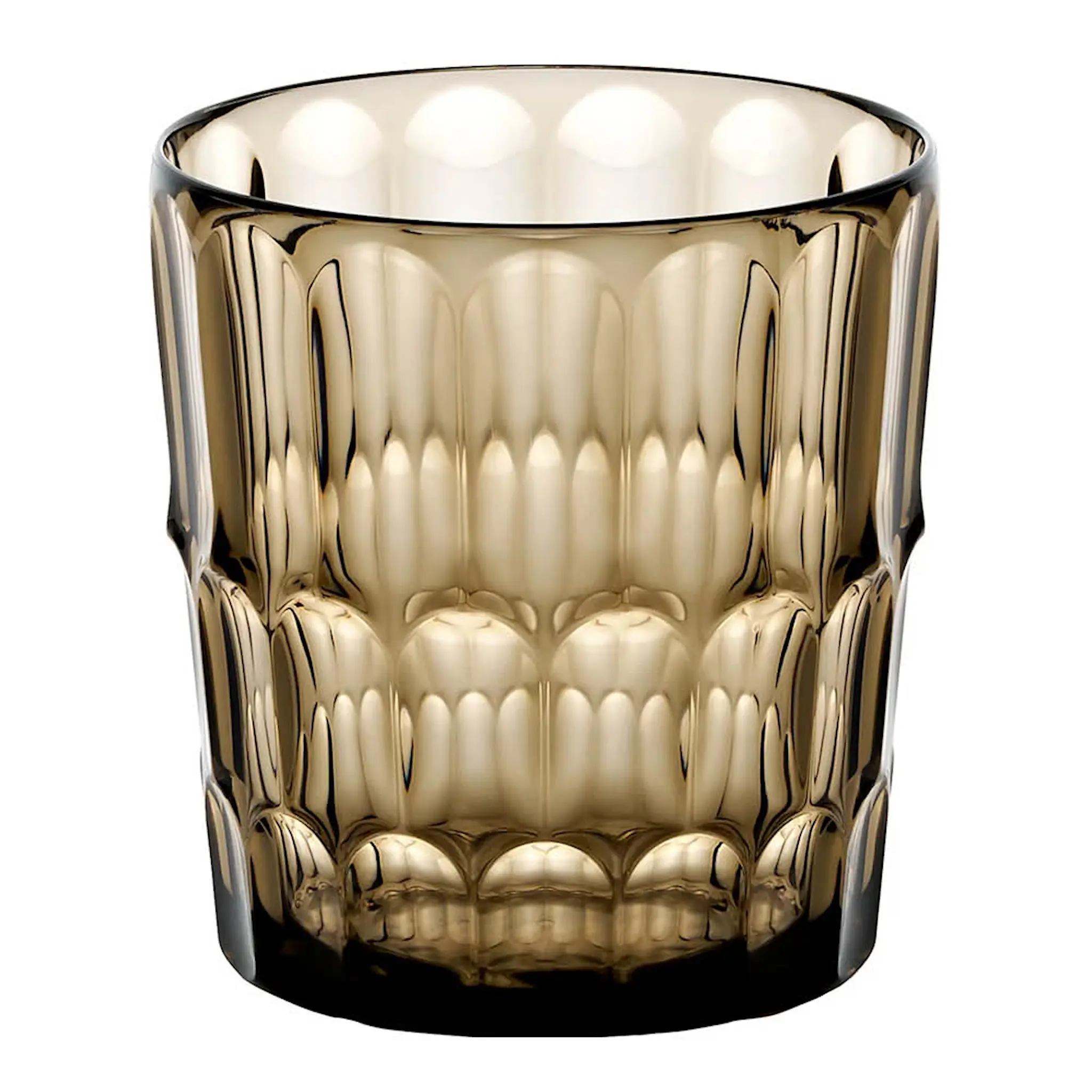 Guzzini Vanity tumbler låg 36 cl bioplast Mönster 2 Smoke