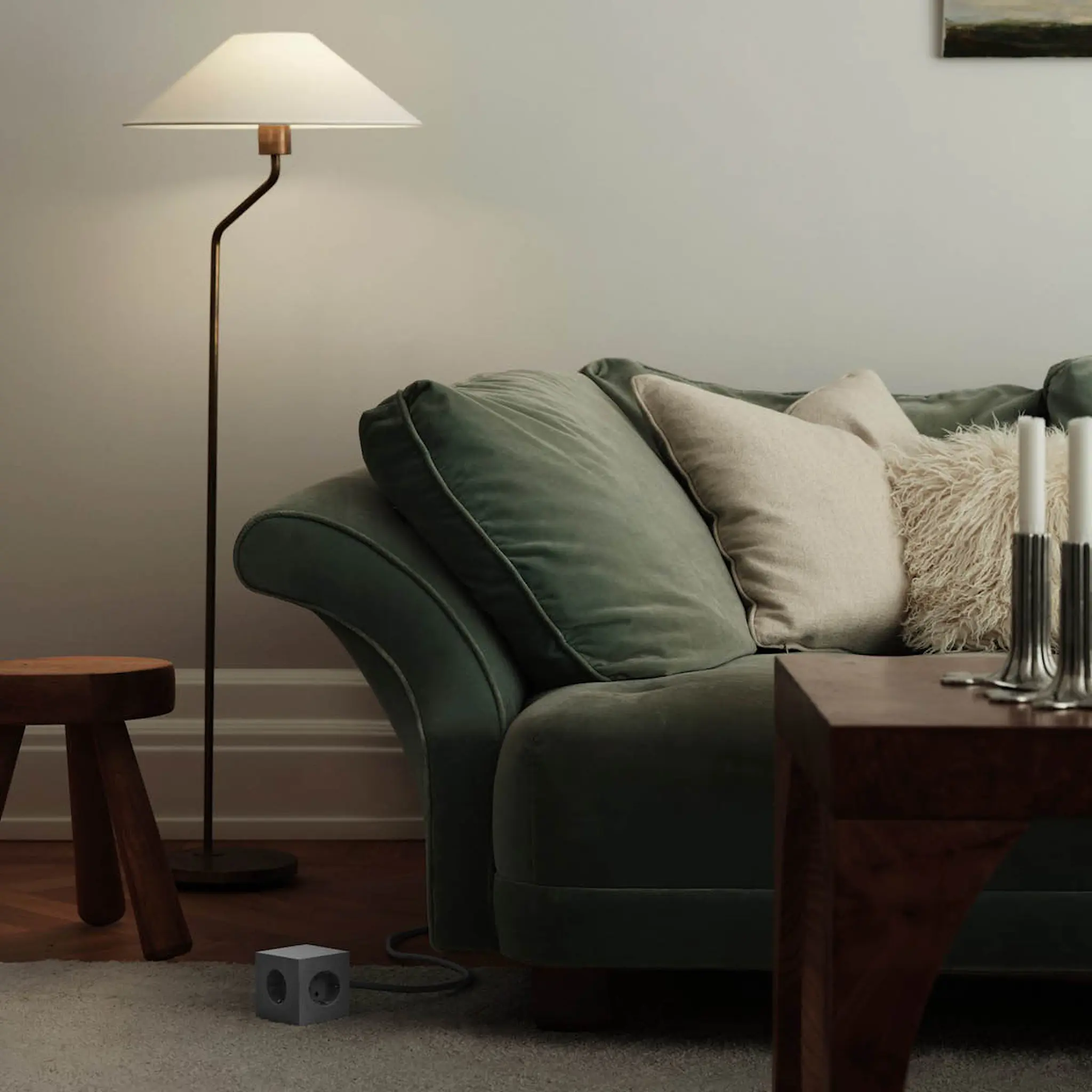 Avolt Square 1 USB-C kabel 1,8 m Gotland Grey