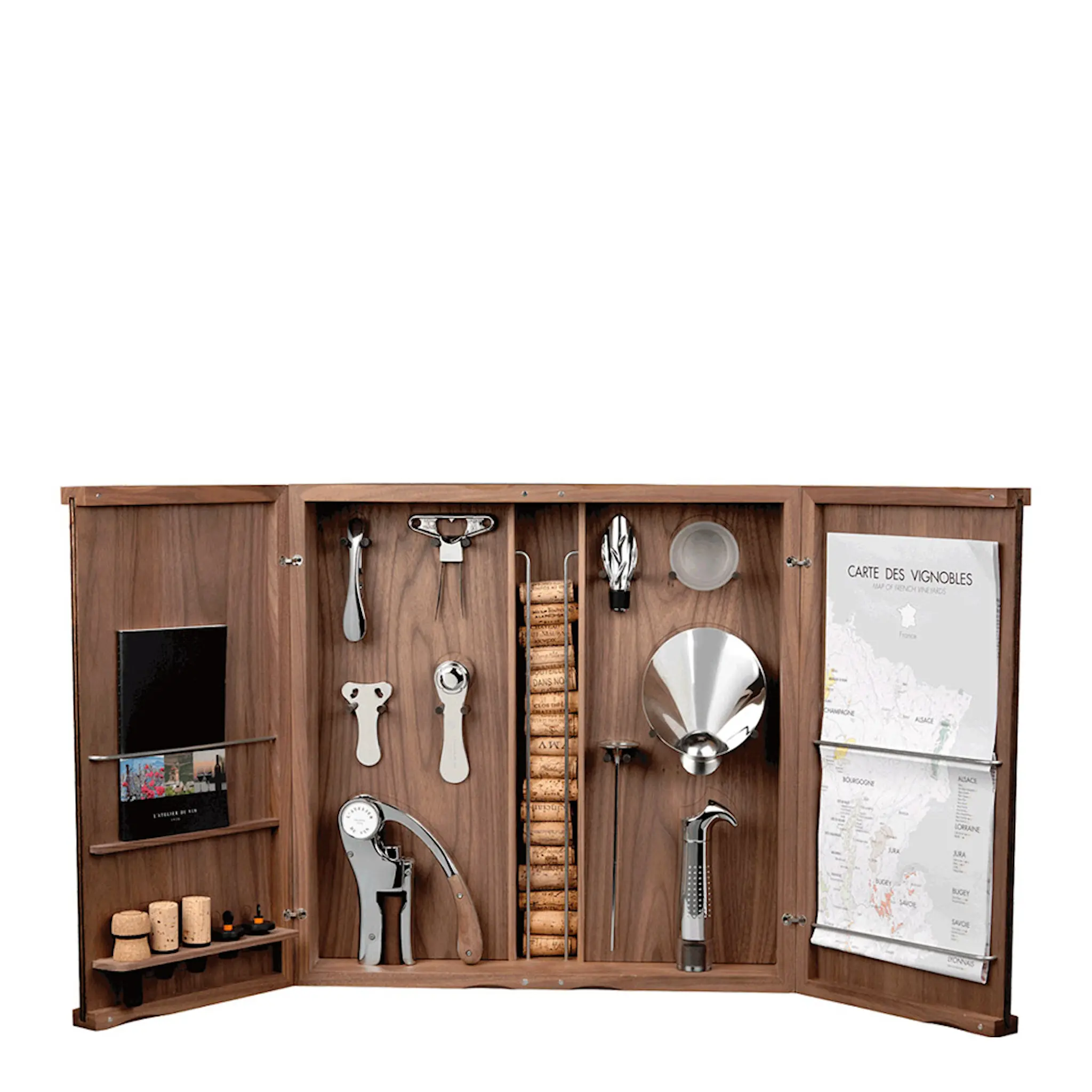 L'atelier du vin Vinset/vinskåp med vintillbehör Cabinet d'Oeno Curiosités