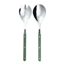 Prima Verde salladsbestick 28,5 cm stål/grön