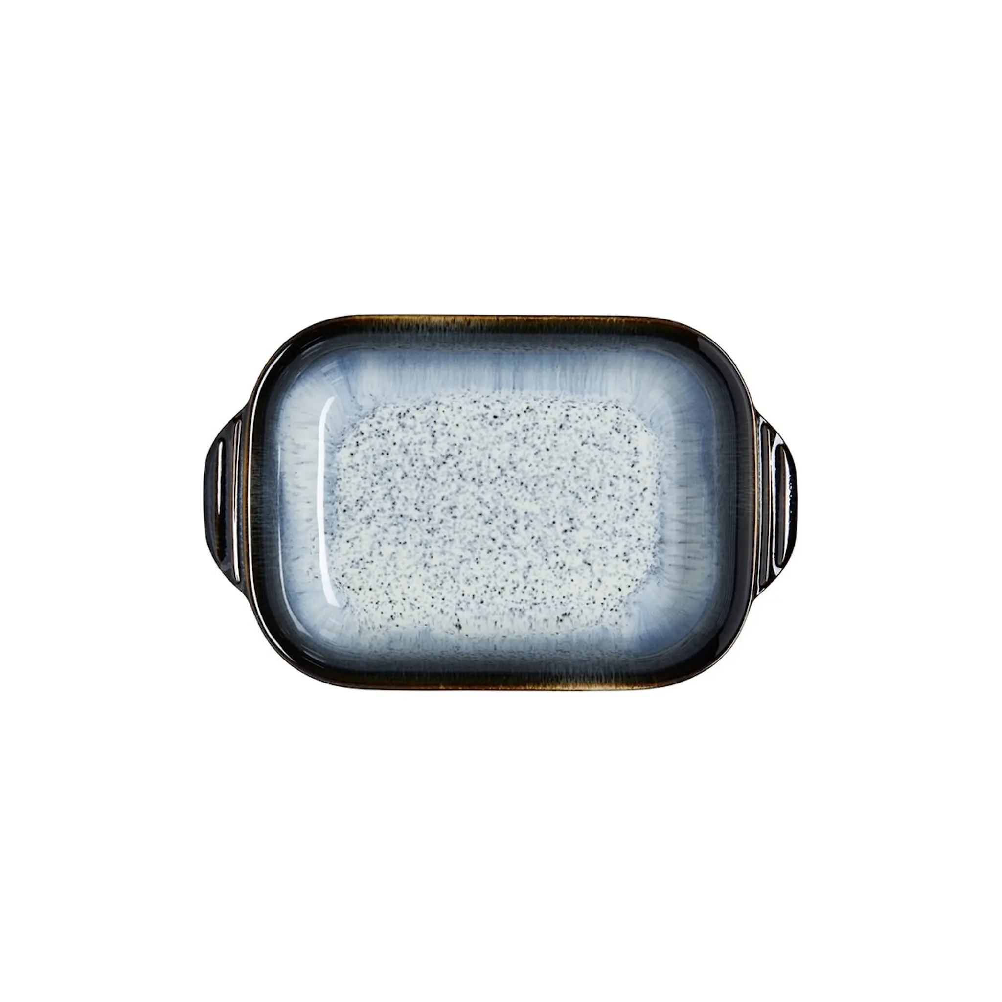 Denby Halo rektangulär ugnsform liten grå/svart