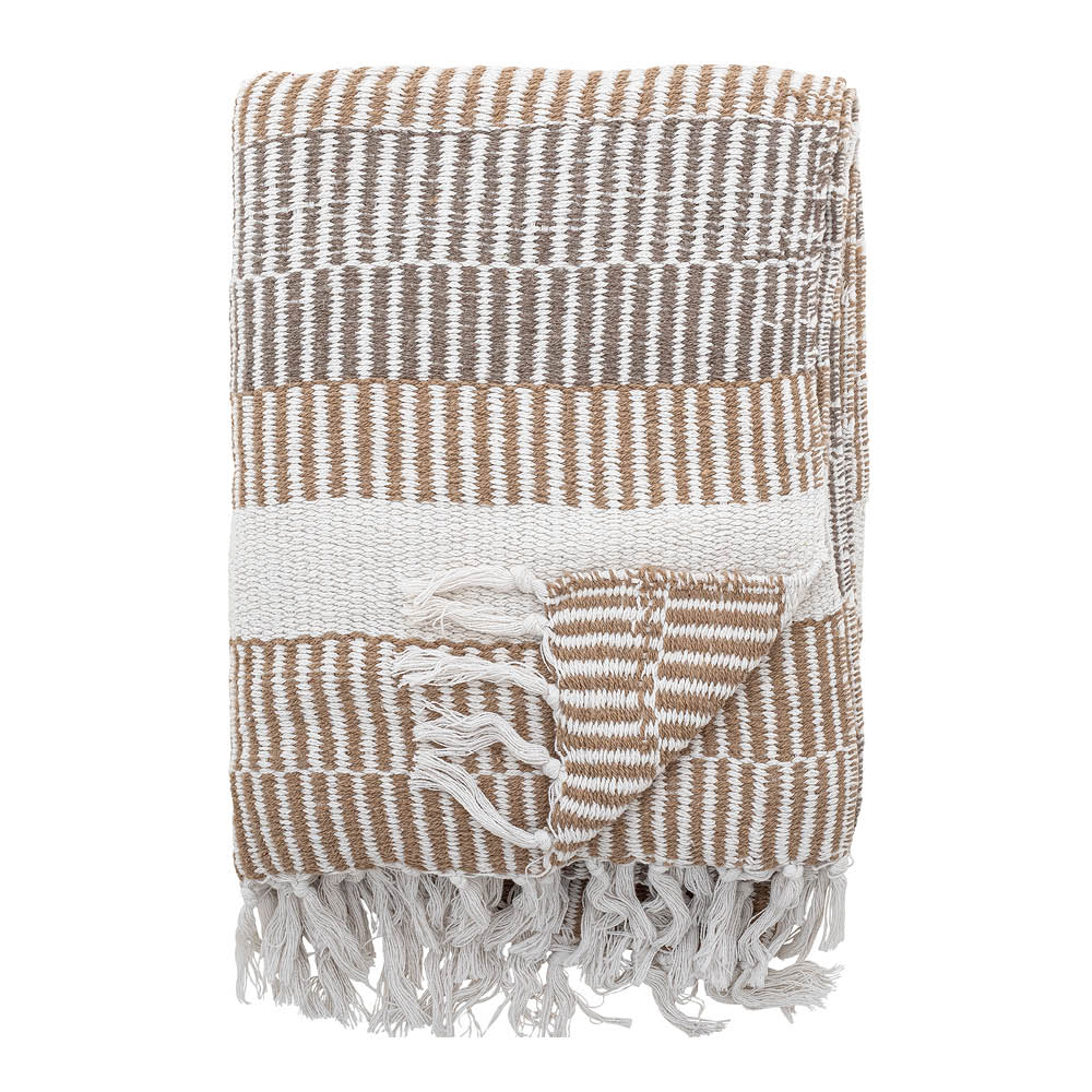 Creative Collection - Isnel Viltti 160x130 cm Beige/Valkoinen
