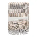 Isnel pläd 160x130 cm natur/vit