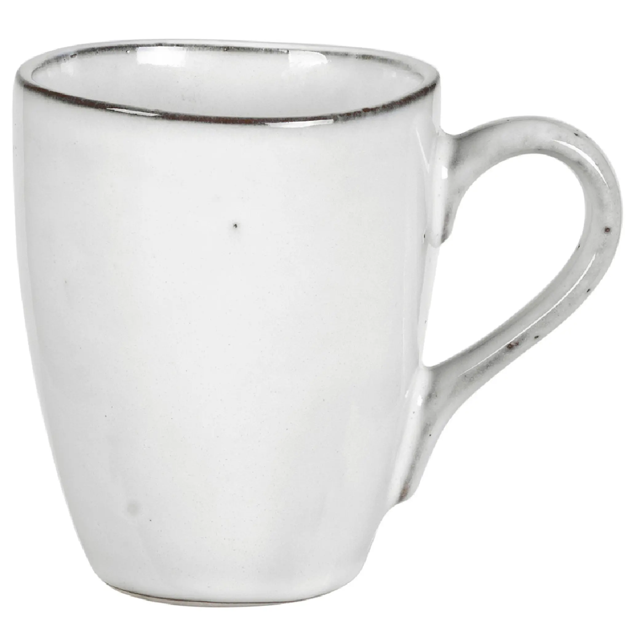 Broste Copenhagen Nordic Sand Mugg med öra 25 cl Vit