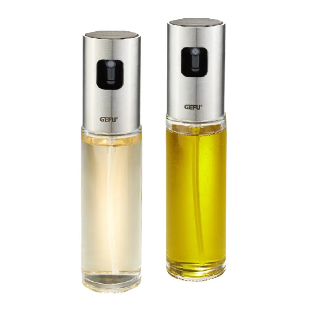 Neva olje- & eddikspray sett 2 deler svart/stål