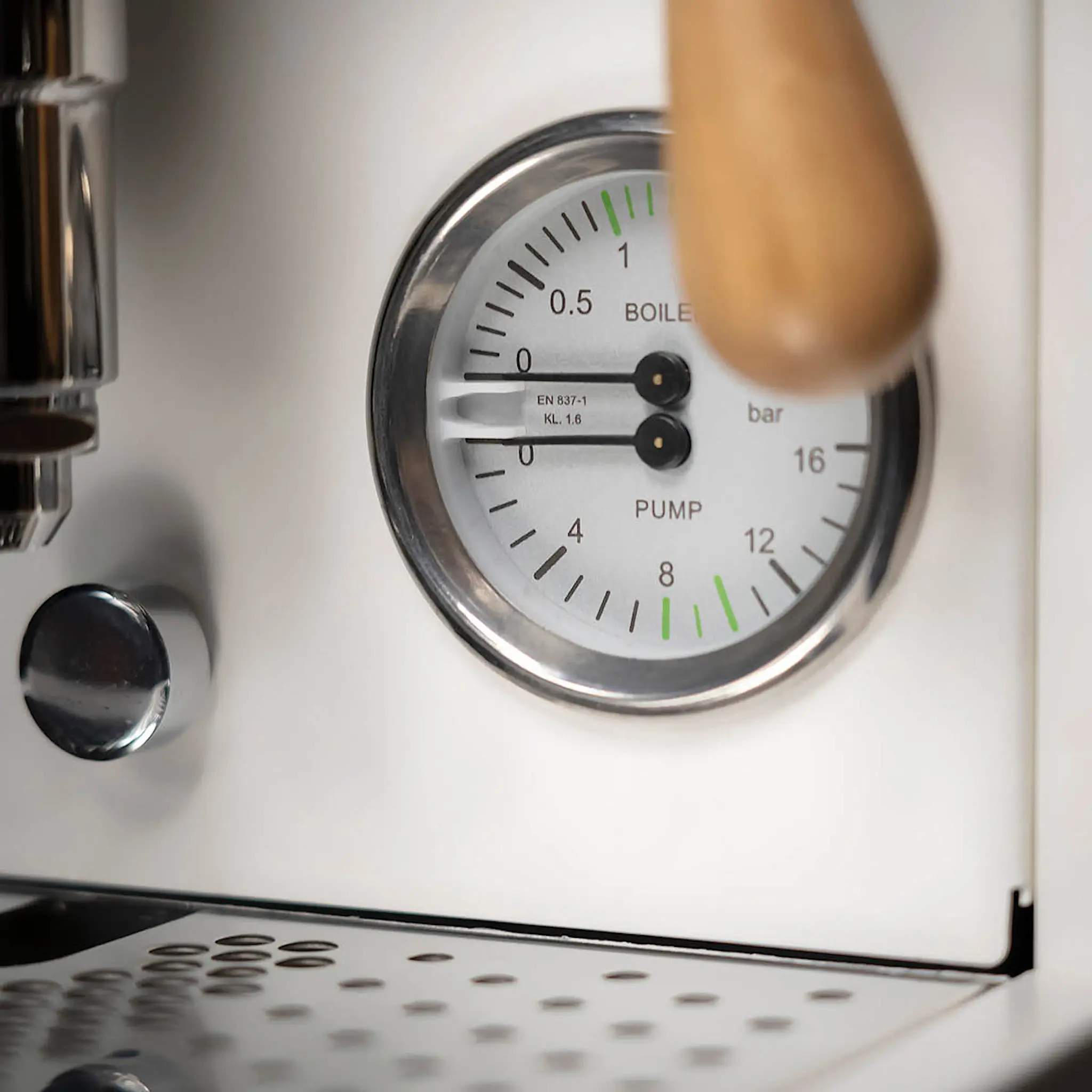 La Pavoni Mini Cellini X semiproffesionell kaffemaskin vit