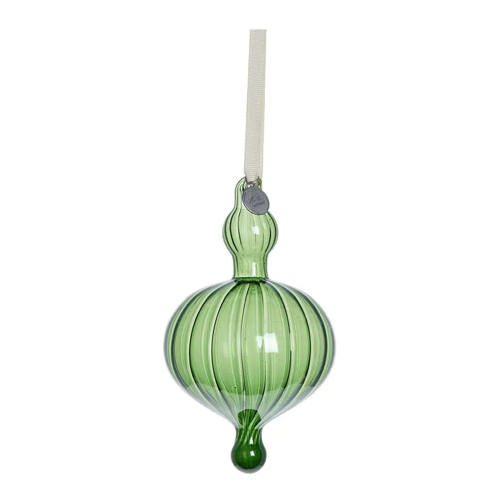 Glosille koriste-esine 14,5 cm vihreä