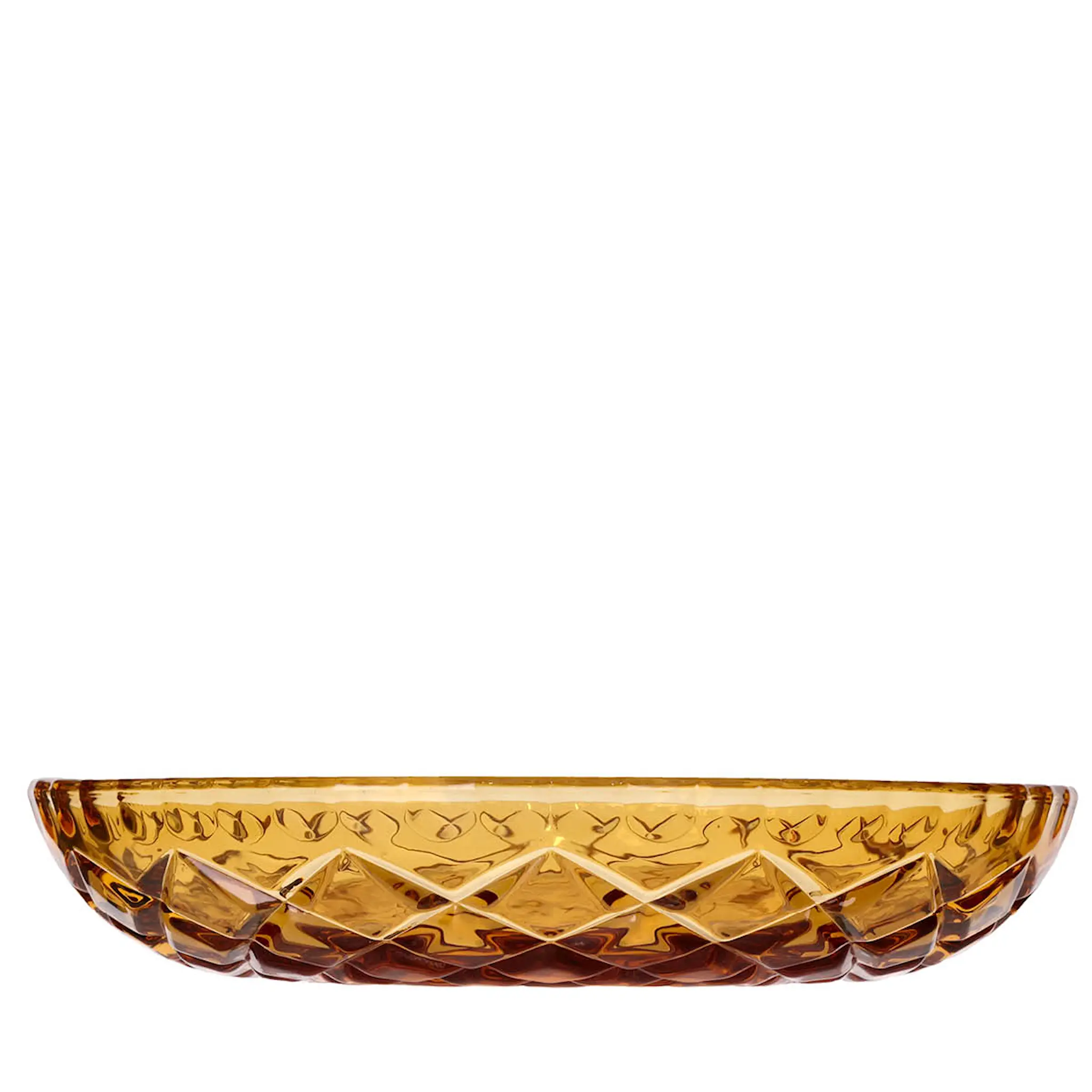 Lyngby Glas Sorrento Assiett 16 cm 4-pack Amber