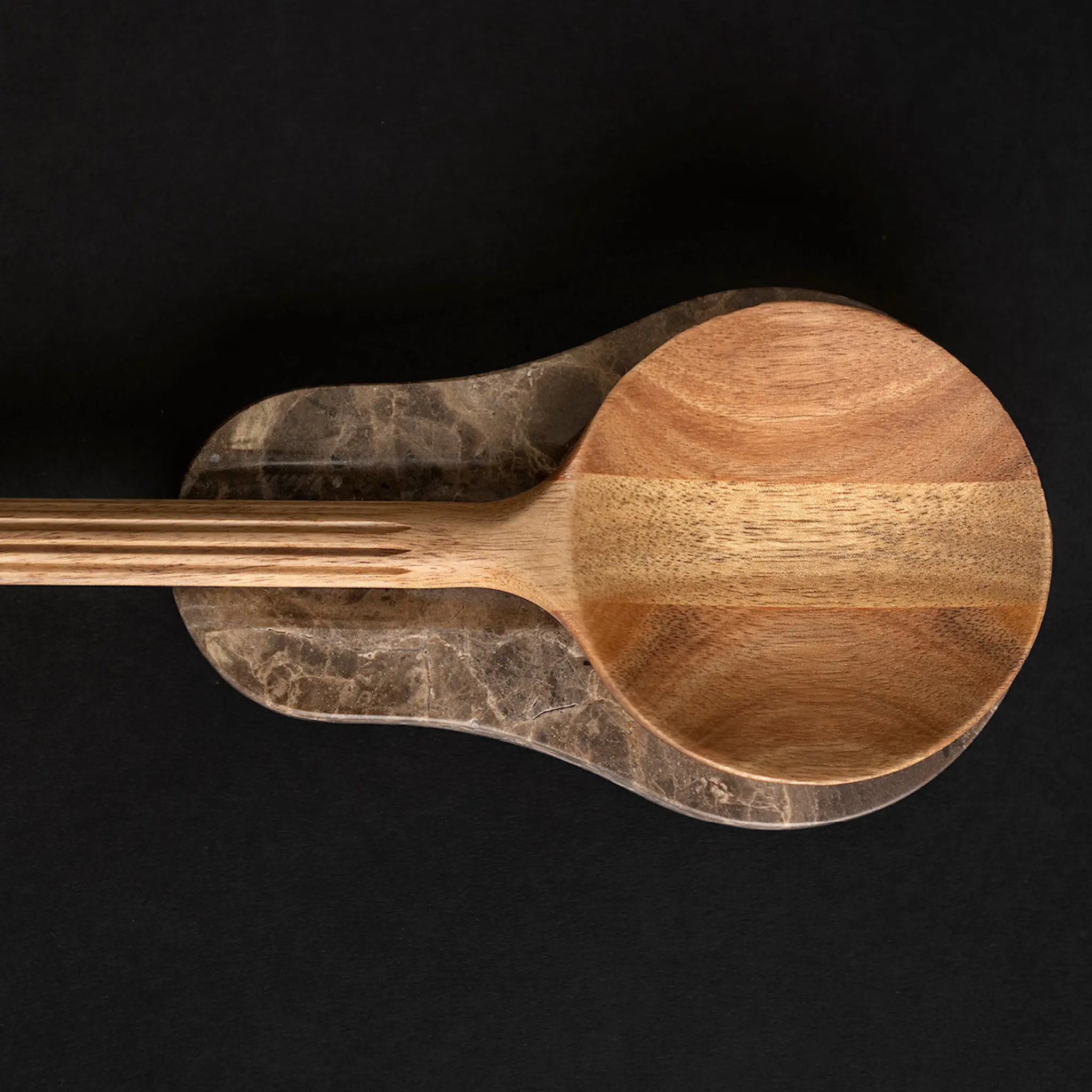 Maku Kitchen Life Slevhållare marmor 10 cm brun