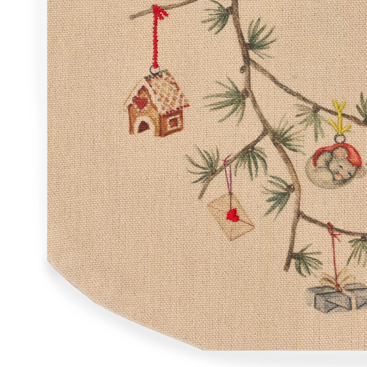 Kähler Hammershøi Christmas julstrumpa 46 cm sand