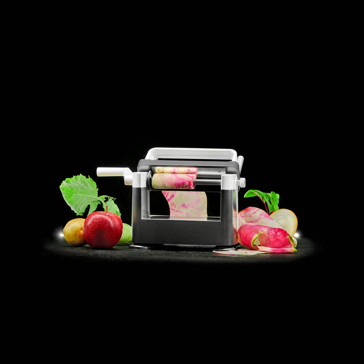 Lurch Catto grønnsakskutter strimler 18x20,5 cm hvit/grå