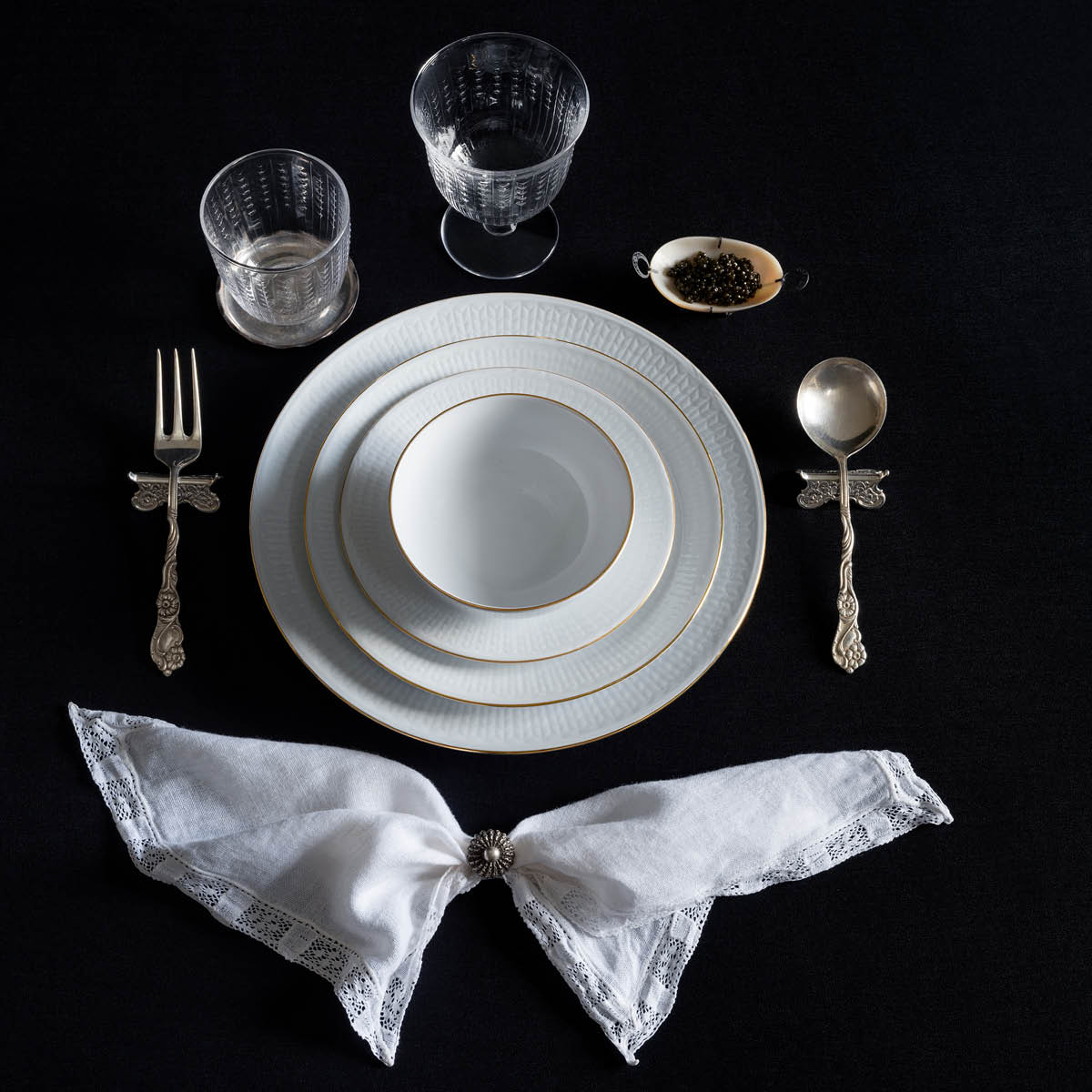 Rörstrand Swedish Grace Gala djup tallrik 19 cm vit