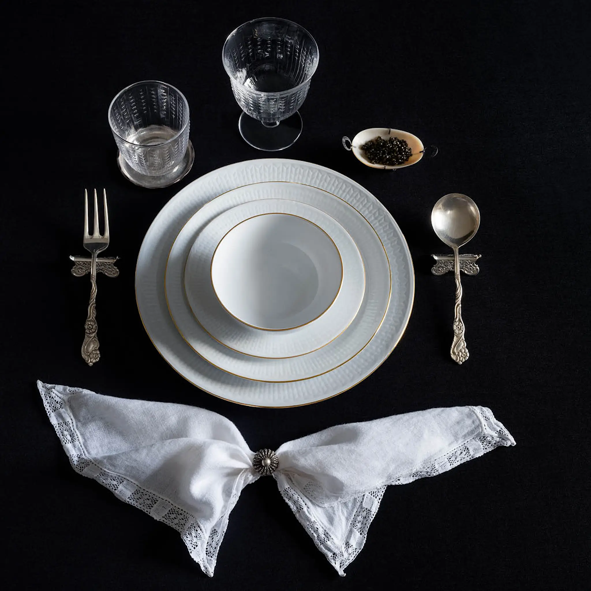 Rörstrand Swedish Grace Gala djup tallrik 19 cm vit