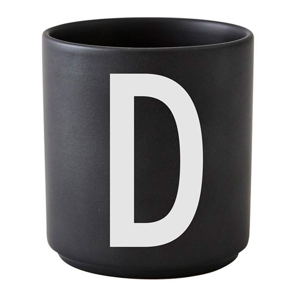 Design Letters - Personal Kirjainmuki D 25 cl Musta