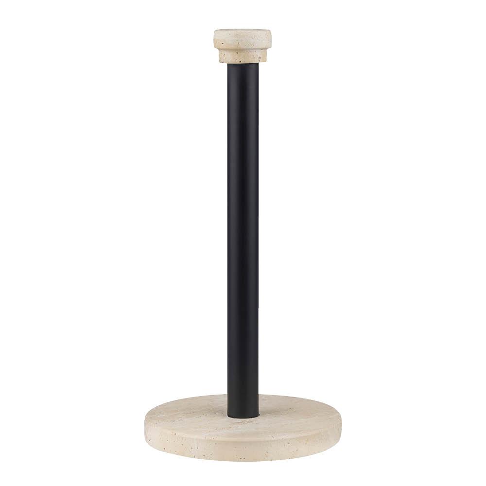 Mette Ditmer Travertine kjøkkenrullholder 26 cm lin