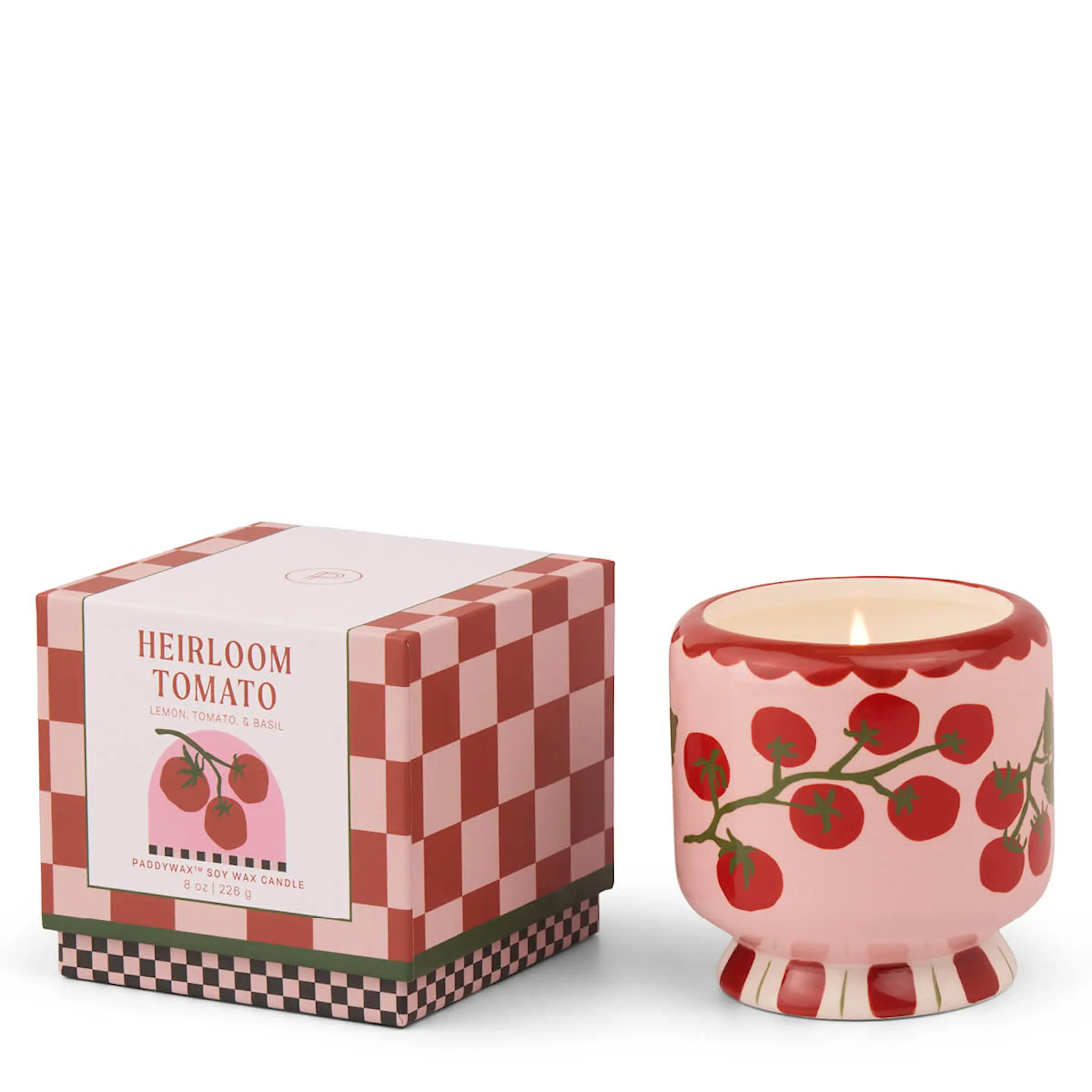 Paddywax Adopo doftljus heirloom tomato 8,8 cm Tomato röd