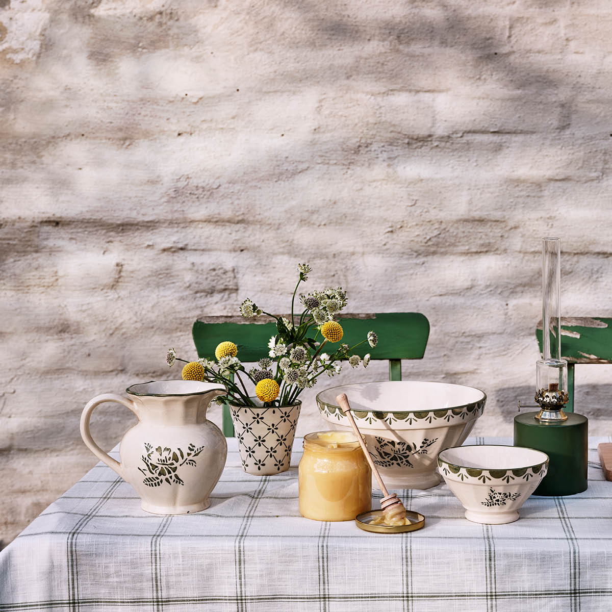 Strömshaga Marion Kannu 1 L Kukka Vihreä