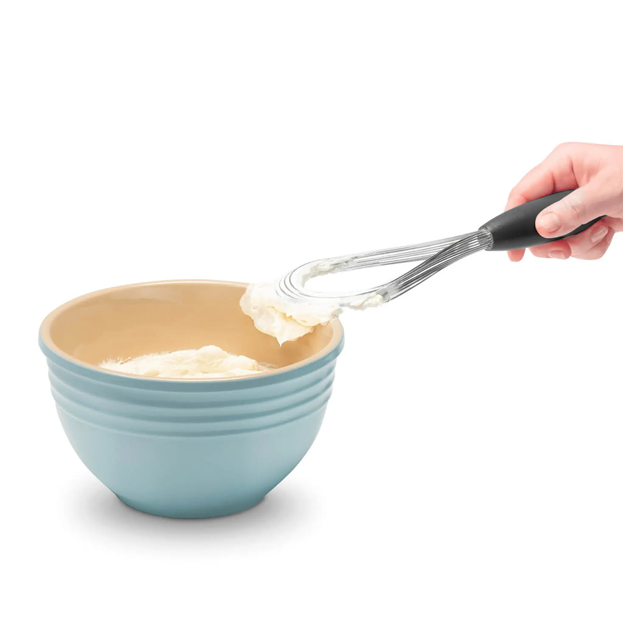 Dreamfarm Ballongvisp fällbar 3 lägen liten 23 cm svart