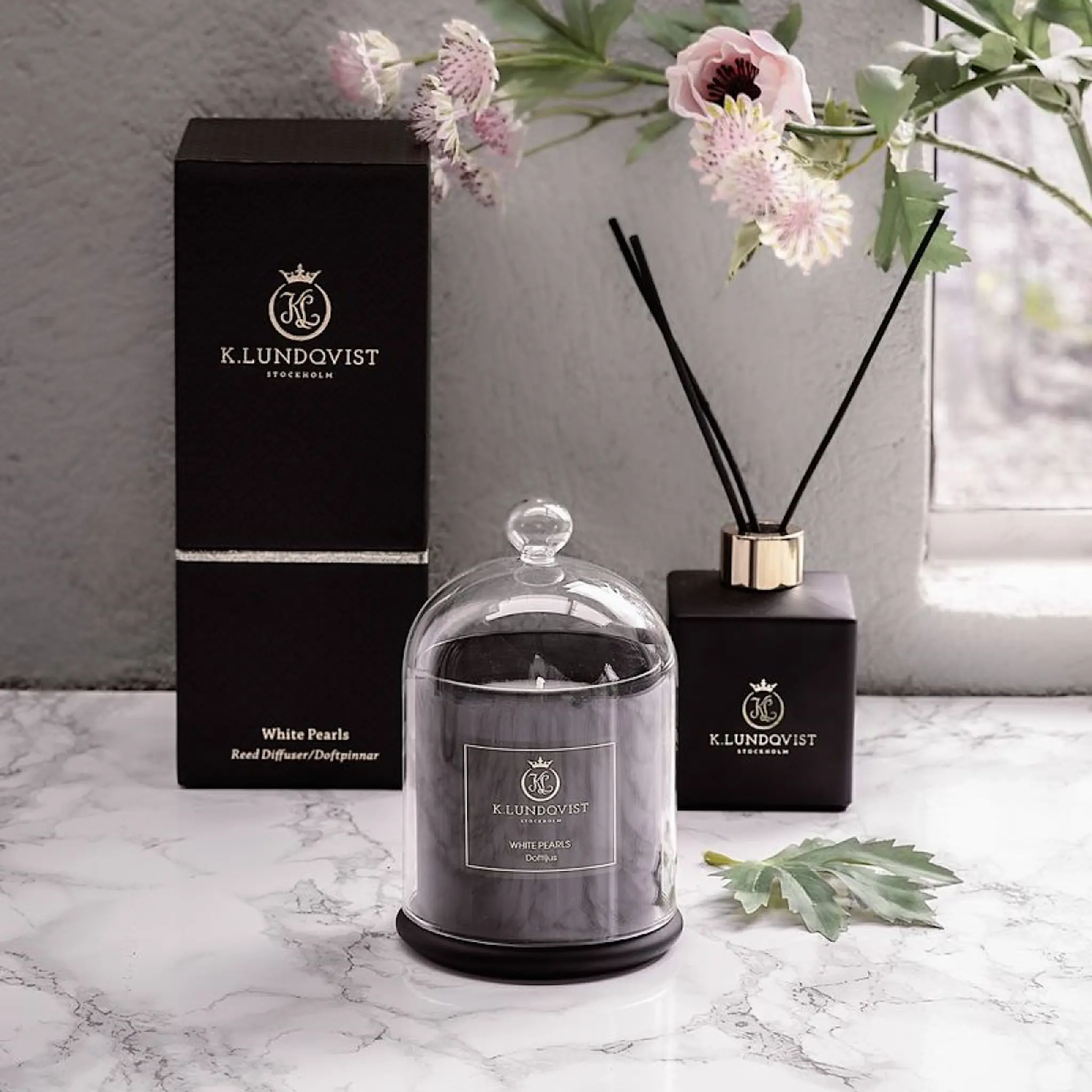 K. Lundqvist Stockholm Tuoksukynttilä Black Cashmere
