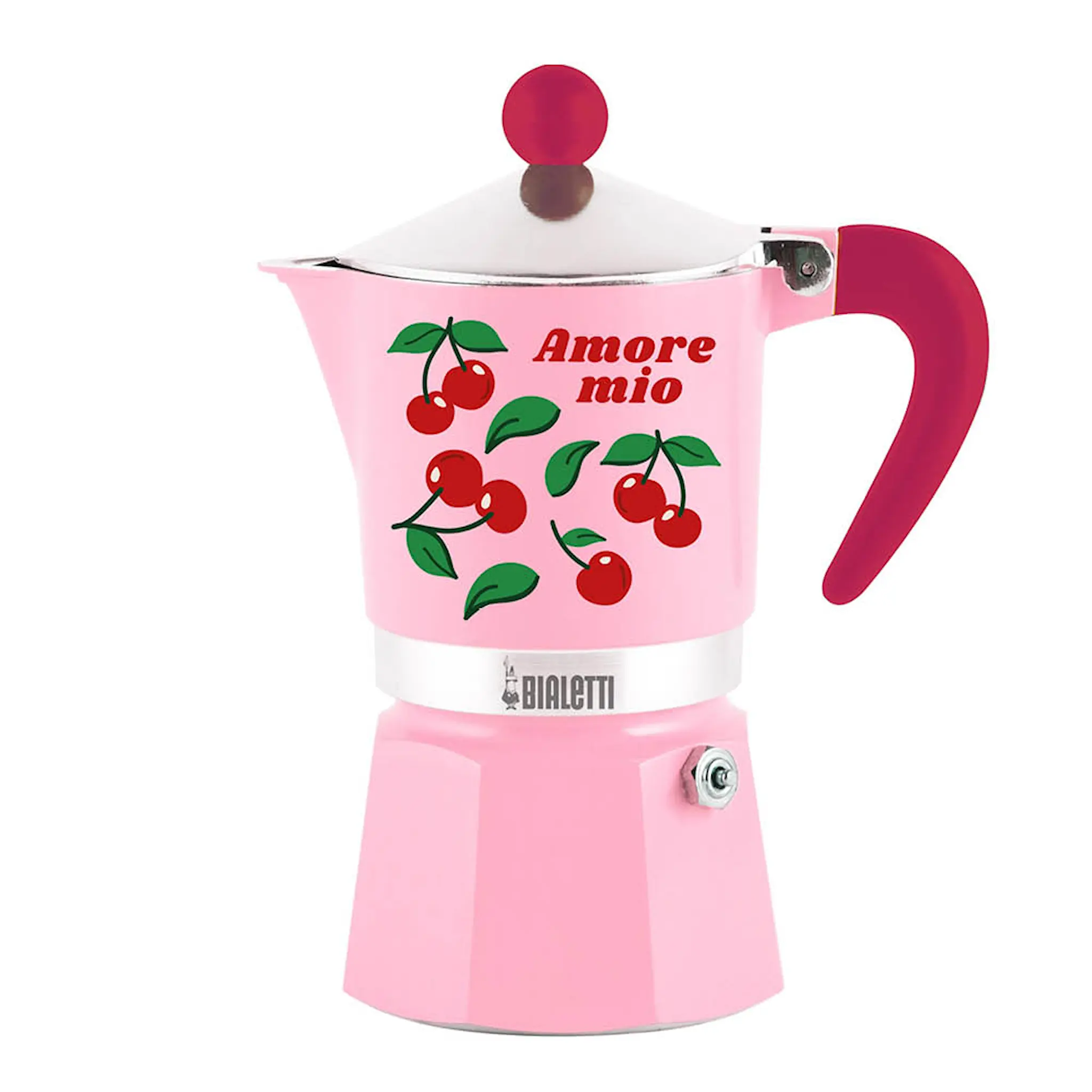 Bialetti Mercato Della Frutta Mutteripannu 3 kuppia Vaaleanpunainen